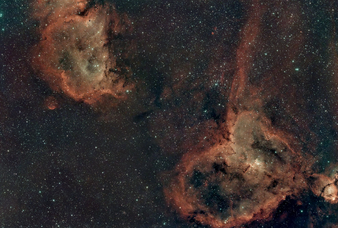 The Heart and Soul Nebula.-Matt’s Space Pics