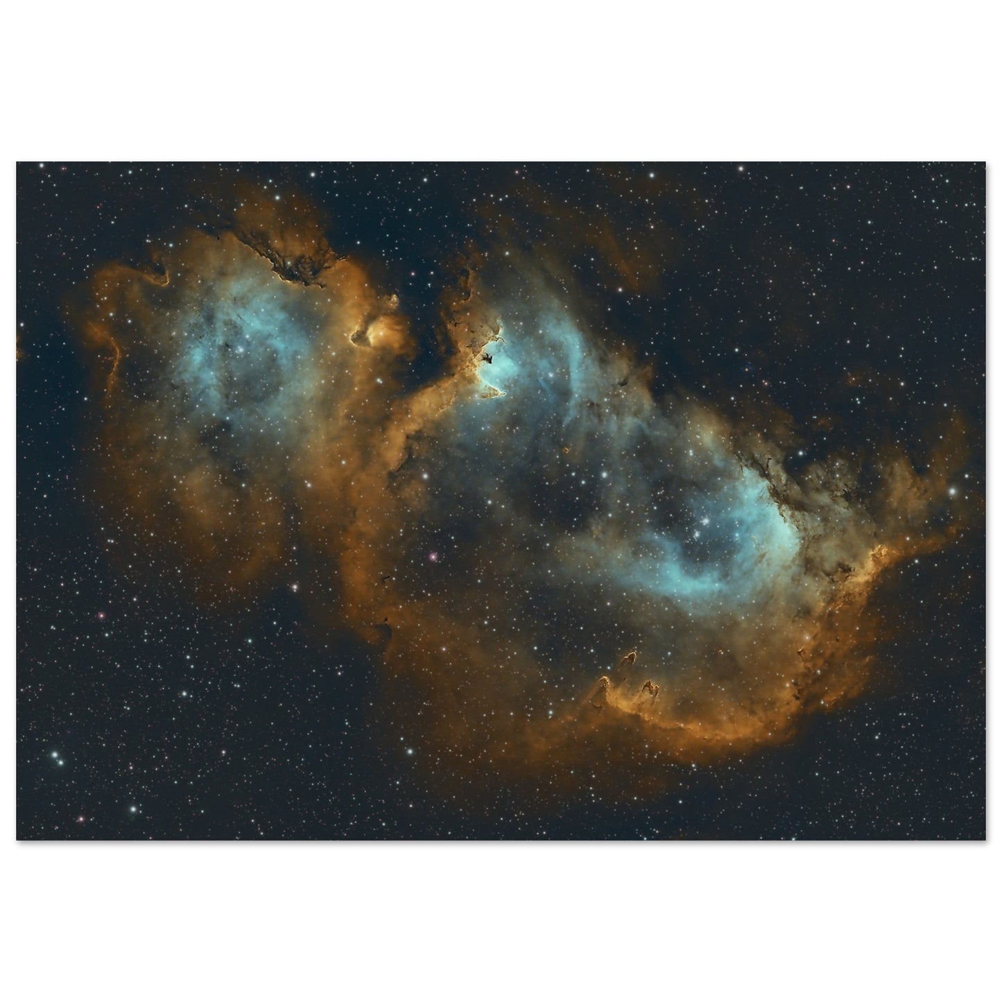 Aluminium Print - The Soul Nebula-Matt’s Space Pics