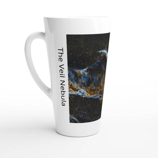 White Latte 17oz Ceramic Mug - The Veil Nebula