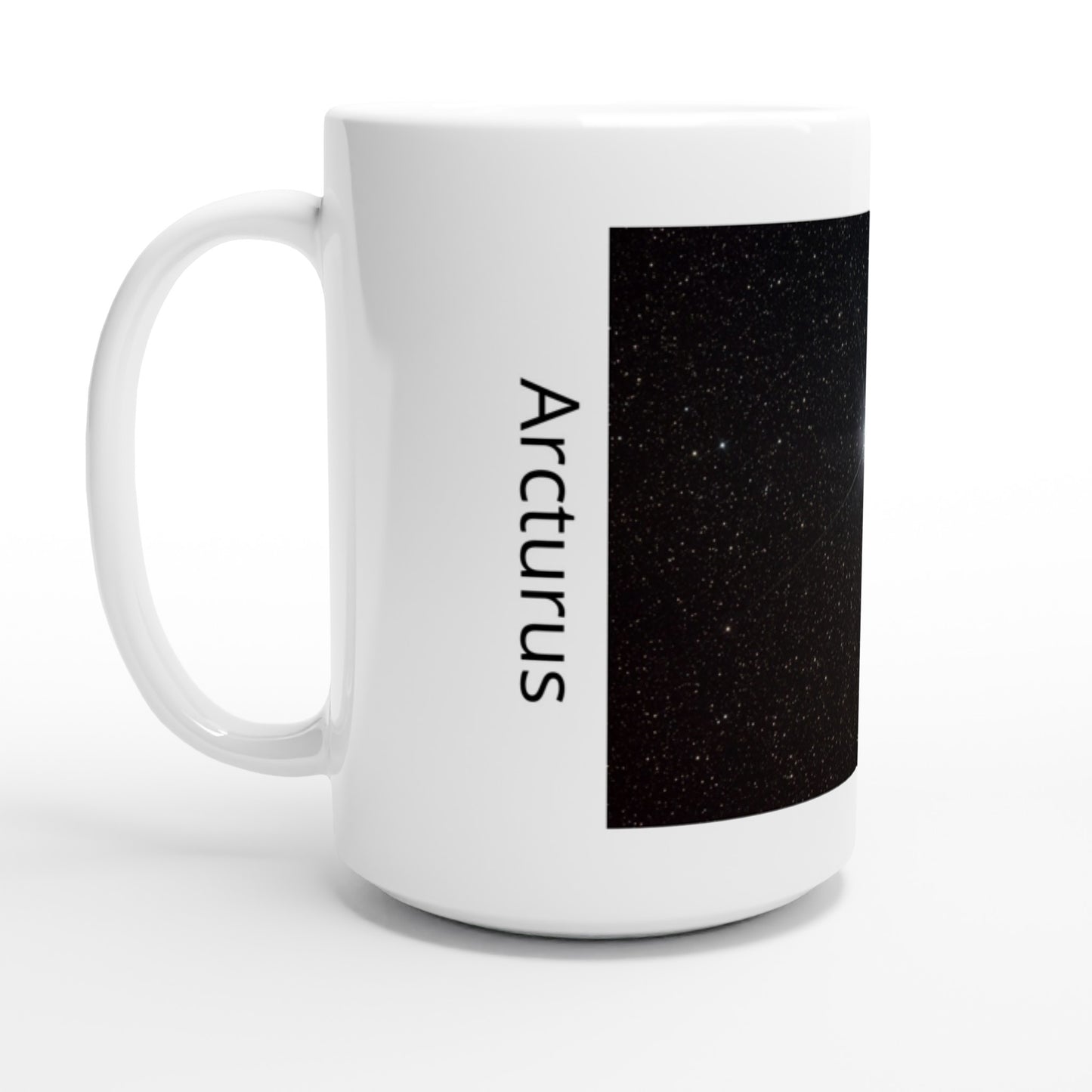 White 15oz Ceramic Mug - Arcturus.