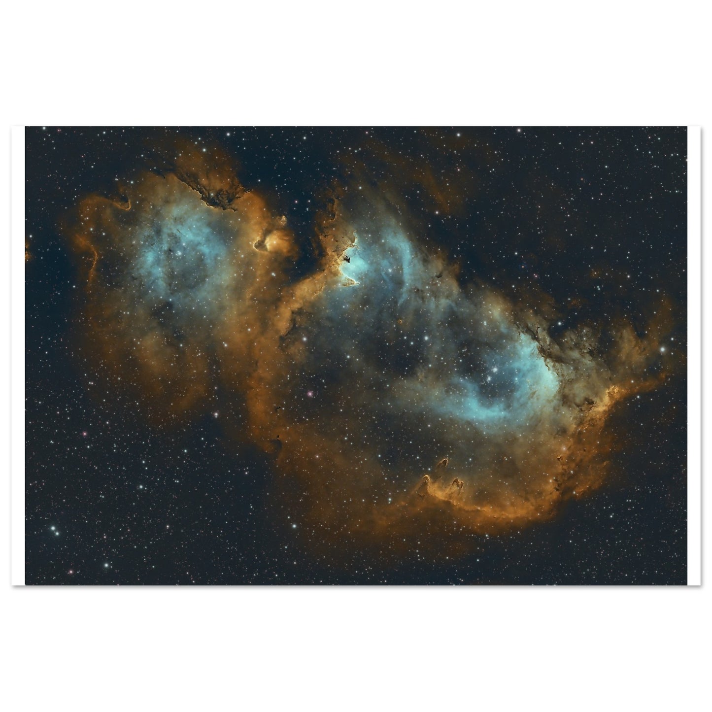 Aluminium Print - The Soul Nebula-Matt’s Space Pics