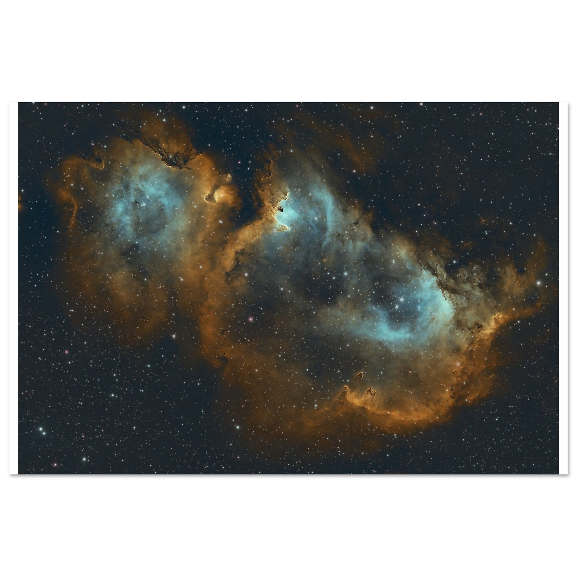 Aluminium Print - The Soul Nebula-Matt’s Space Pics