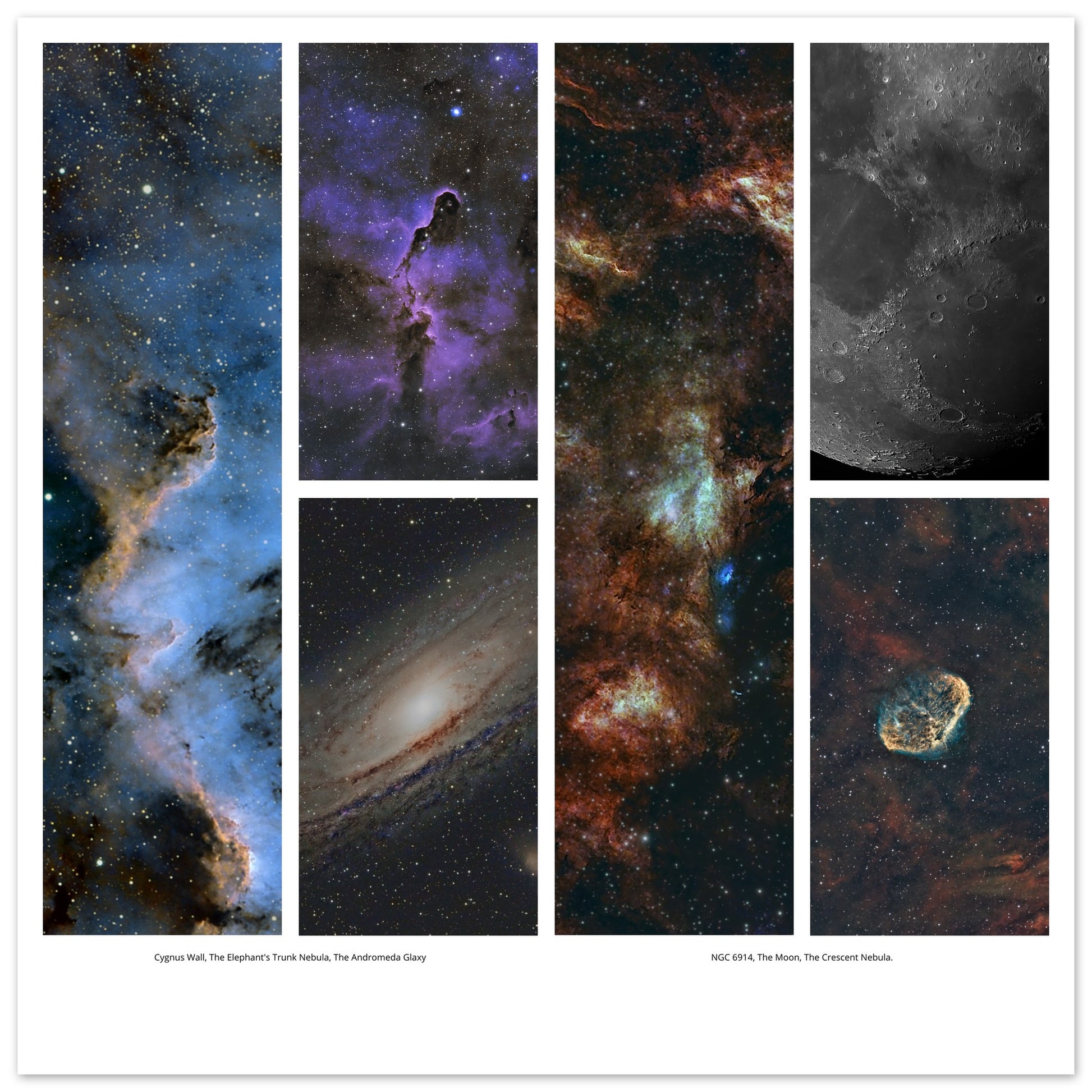 Aluminum Print - Multi Image-Matt’s Space Pics