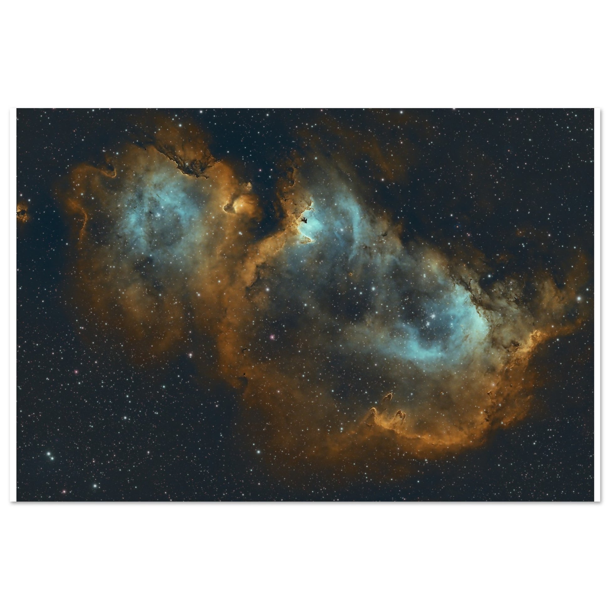 Aluminium Print - The Soul Nebula-Matt’s Space Pics