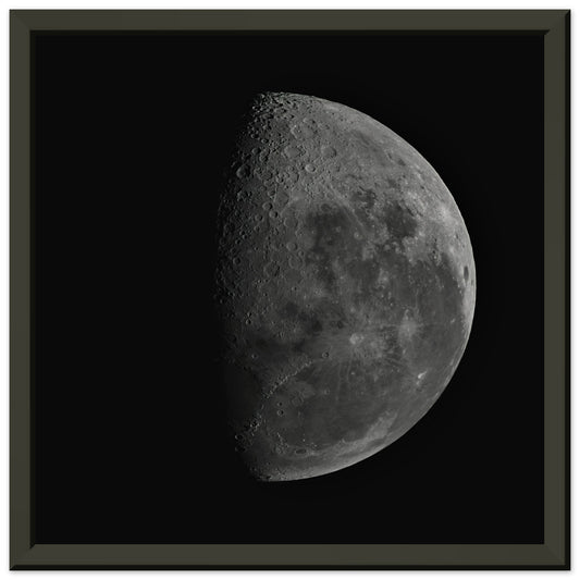 Museum-Quality Matte Paper Metal Framed Poster - The Moon.-Matt’s Space Pics