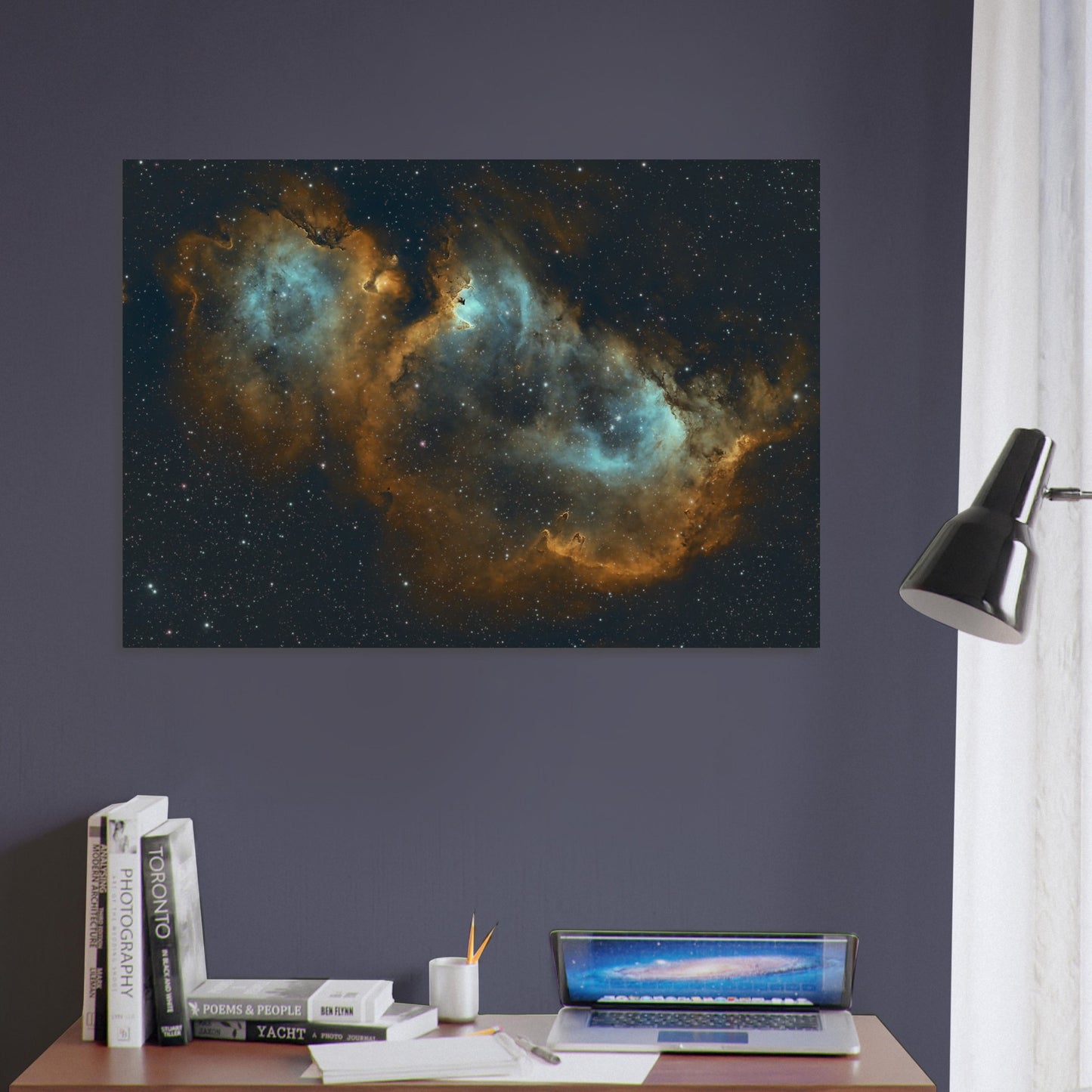 Aluminium Print - The Soul Nebula-Matt’s Space Pics