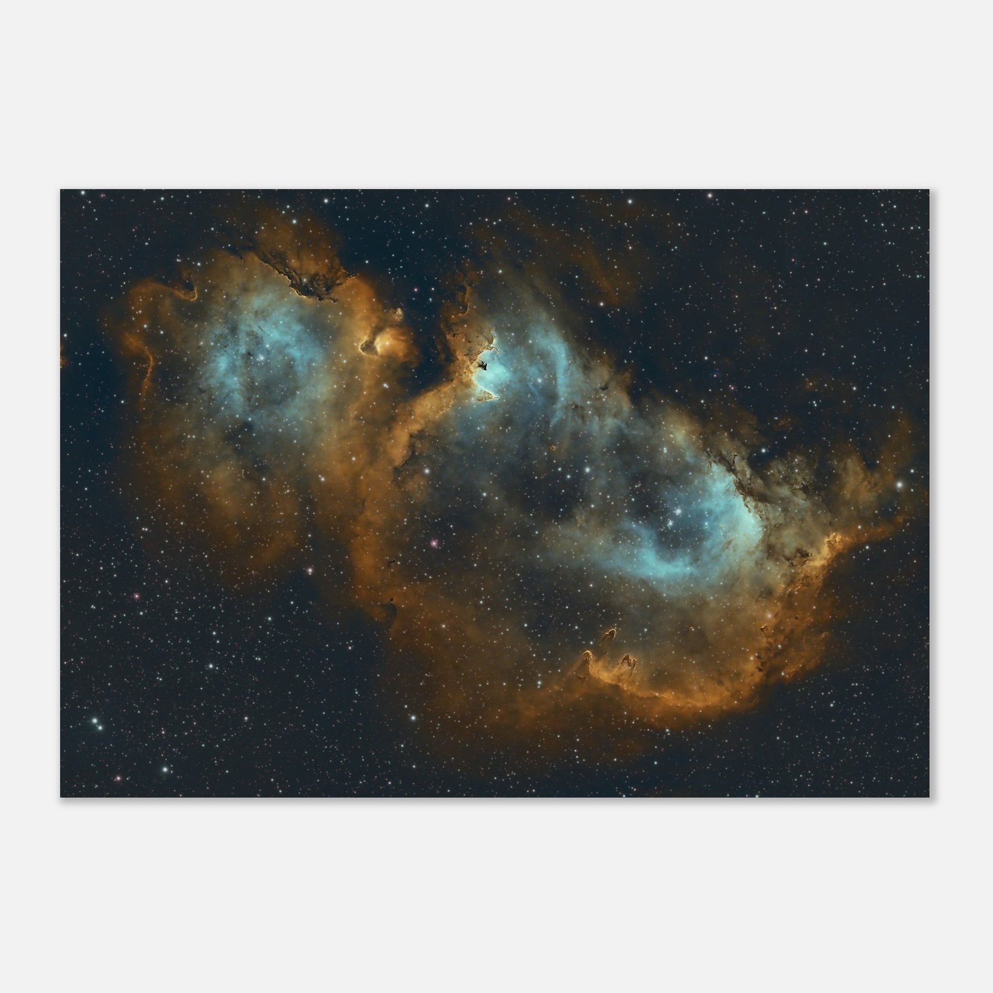 Aluminium Print - The Soul Nebula-Matt’s Space Pics