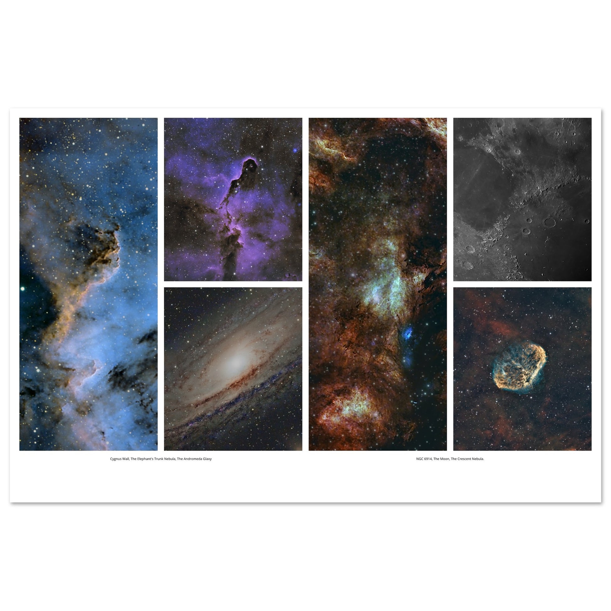 Aluminum Print - Multi Image-Matt’s Space Pics