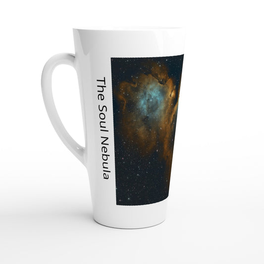 White Latte 17oz Ceramic Mug - The Soul Nebula