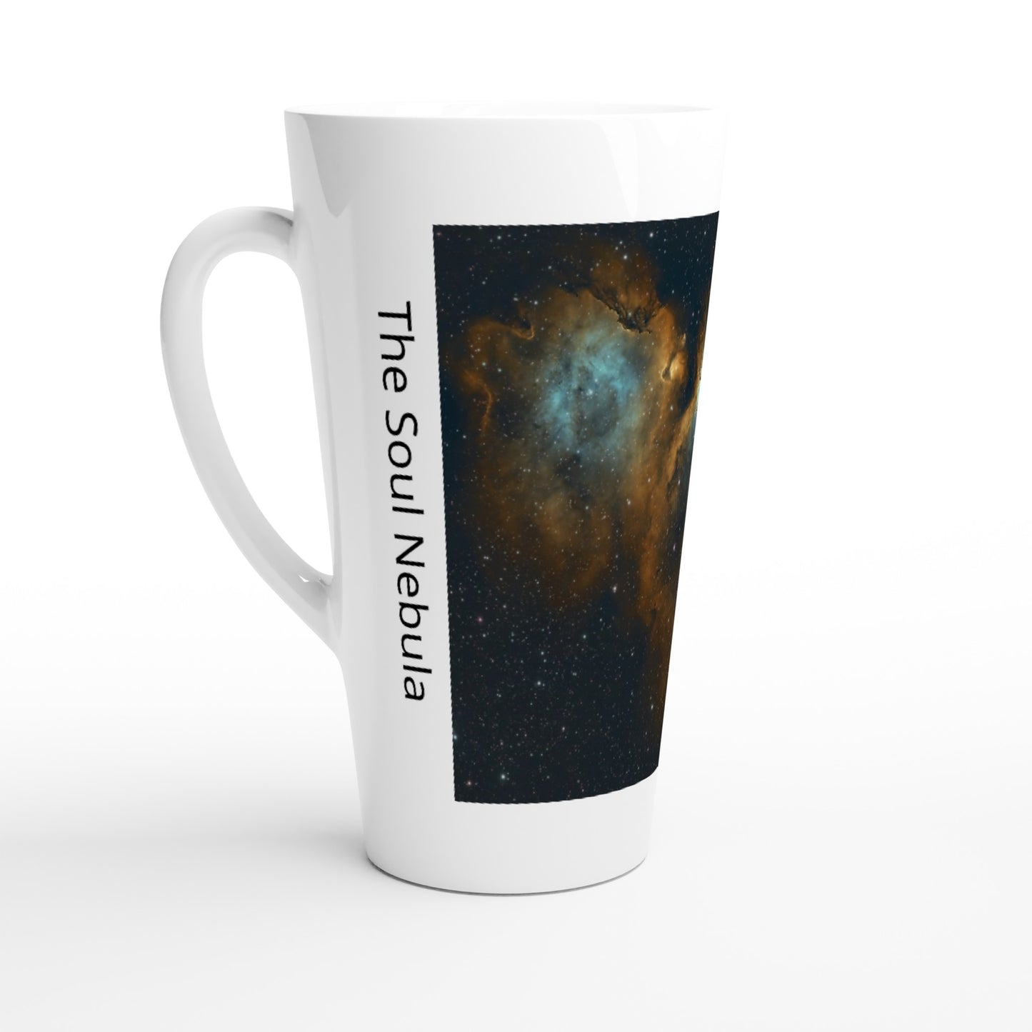 White Latte 17oz Ceramic Mug - The Soul Nebula